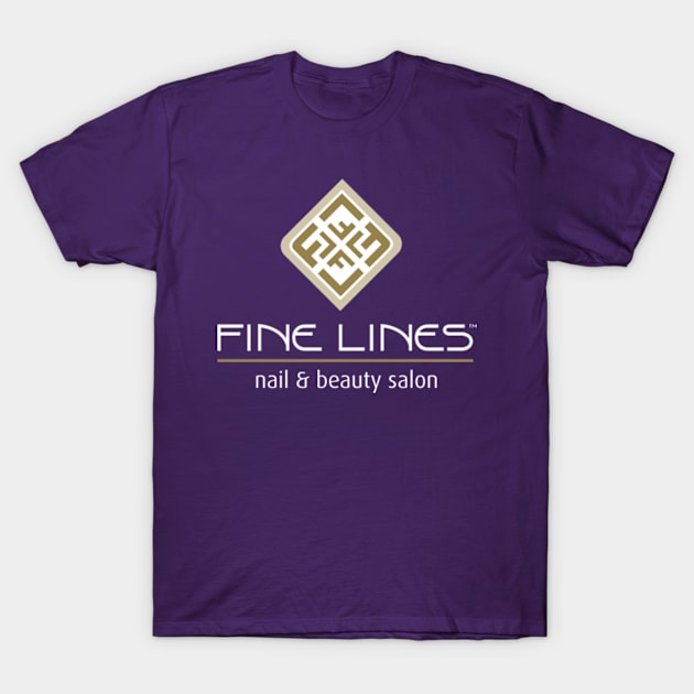 Fine Lines Nail and Beauty Salon T-Shirt by Frazza001